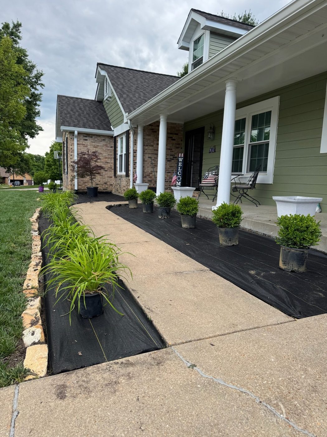 After — Landscape design + install