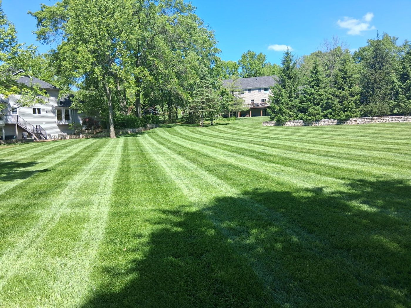 Metro West Lawn & Landscape project — Custom landscape bed install