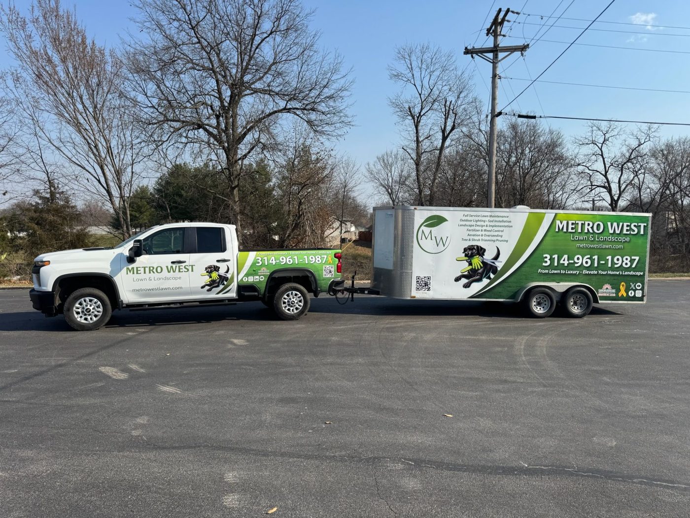 Metro West Lawn & Landscape project — Full design + install