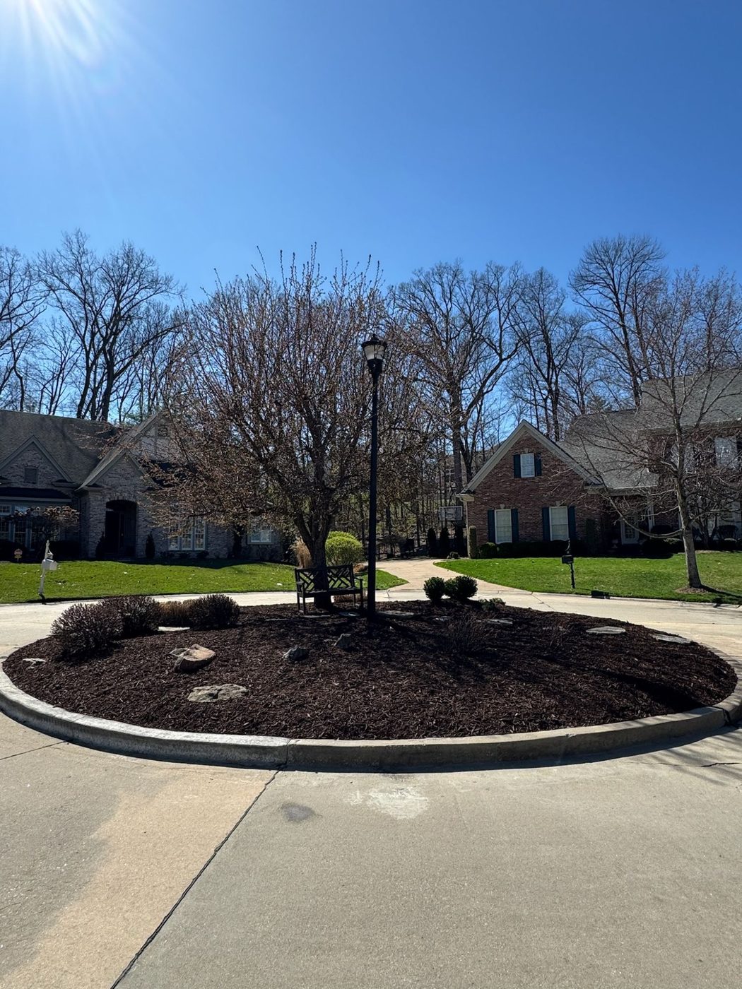 Metro West Lawn & Landscape project โ Walkway lighting install