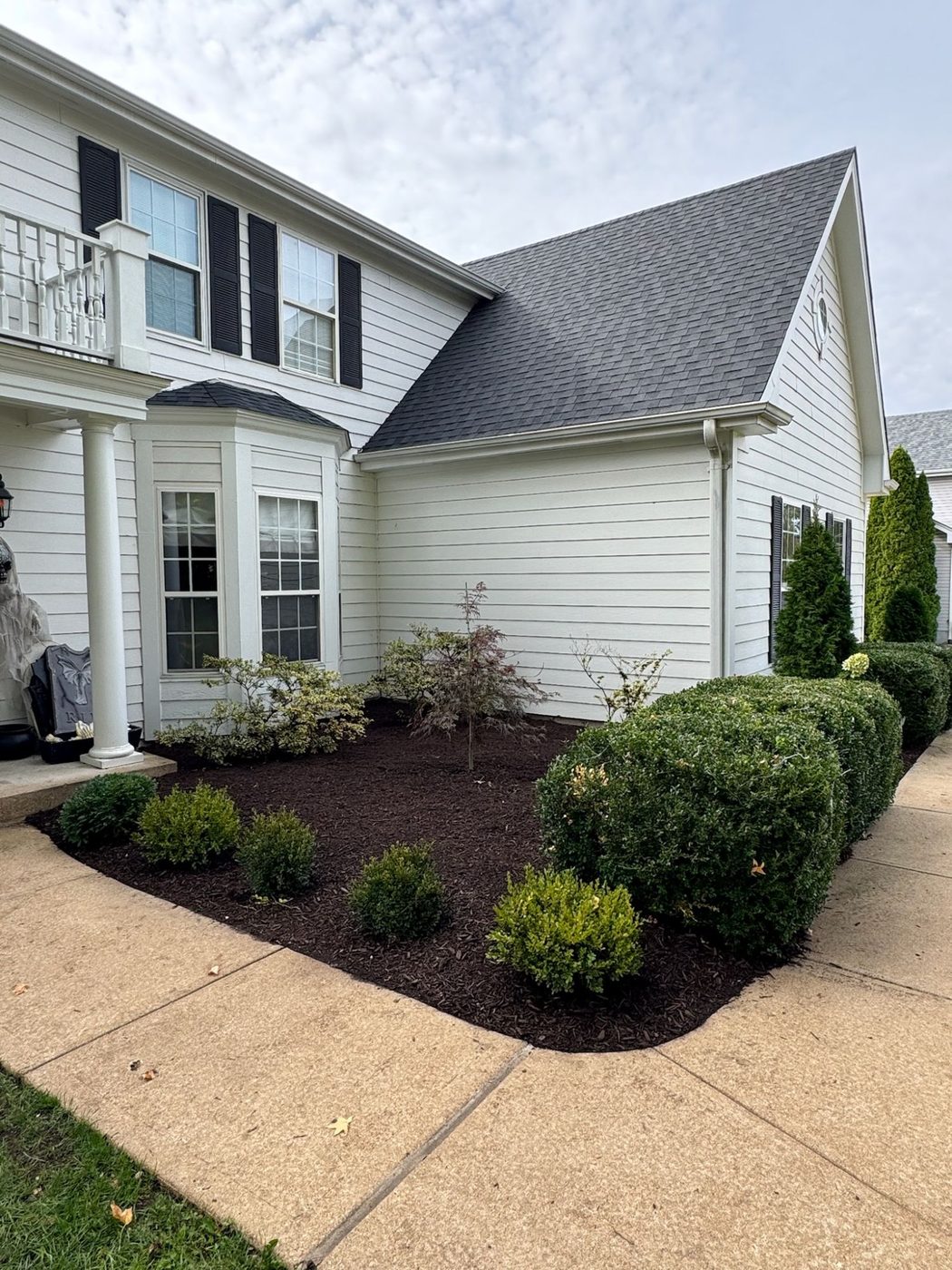 Metro West Lawn & Landscape project โ Spring lawn prep